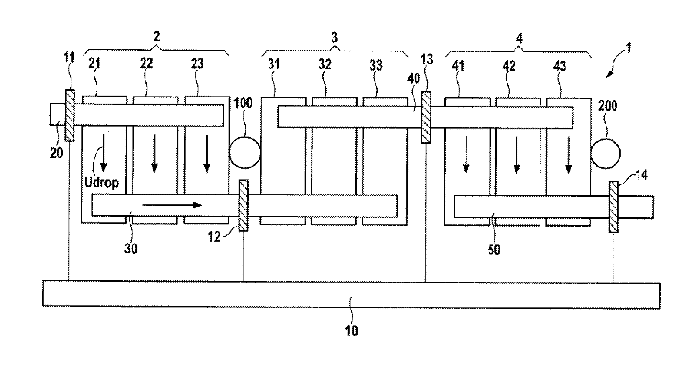 Monitoring device for a battery, a lithium-ion battery, and method for the monitoring of a battery