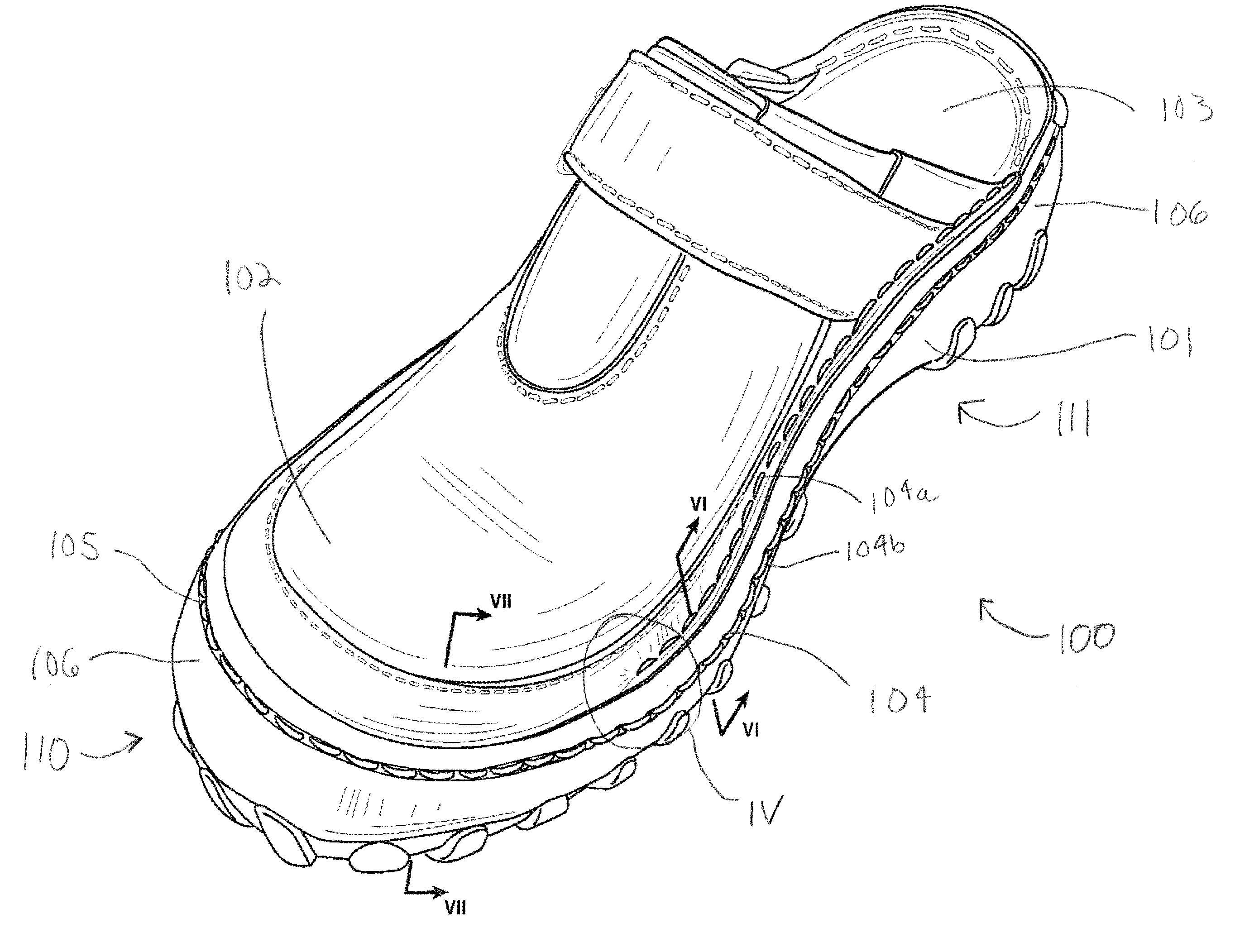 Shoe With Improved Construction