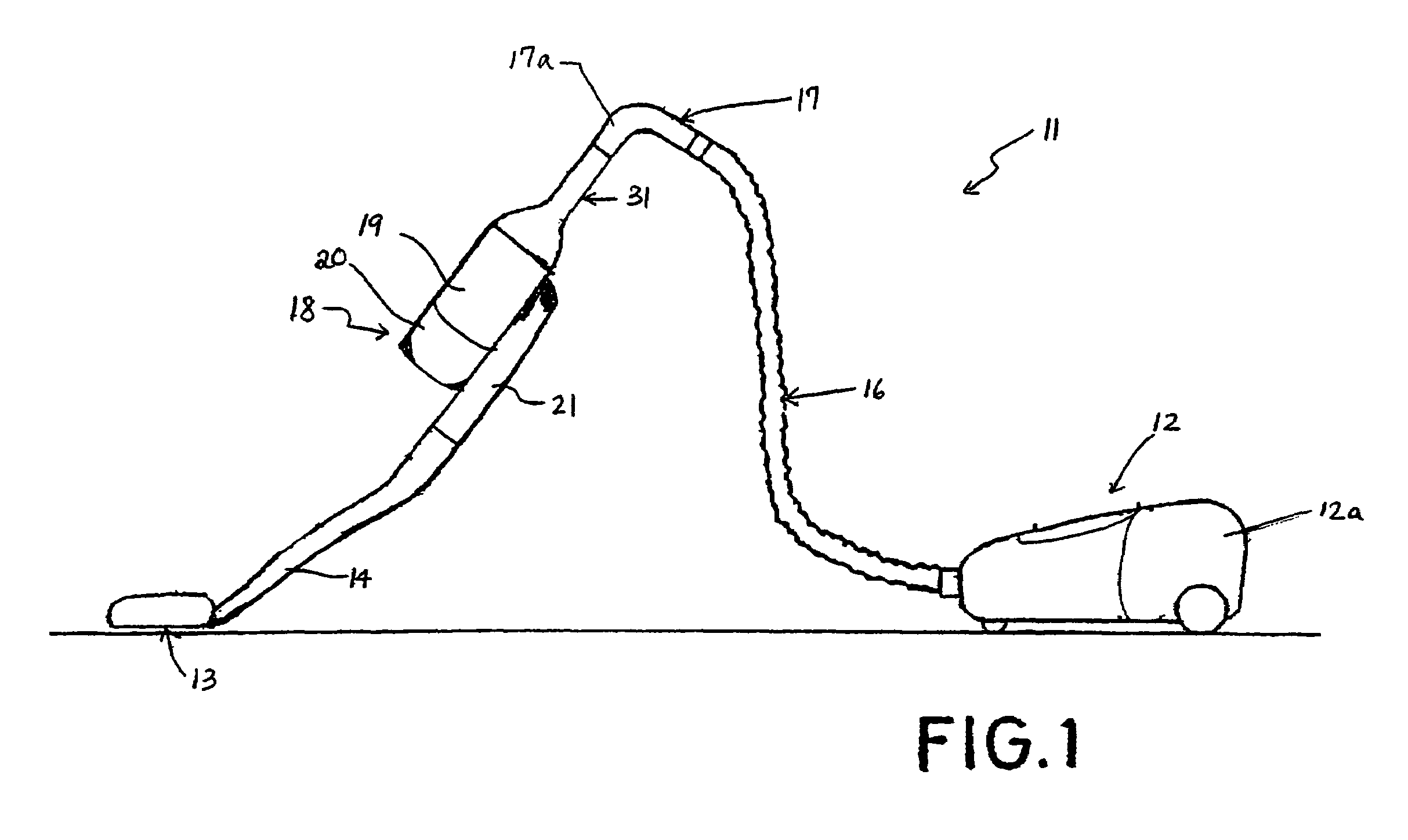 Compact cyclonic separation device