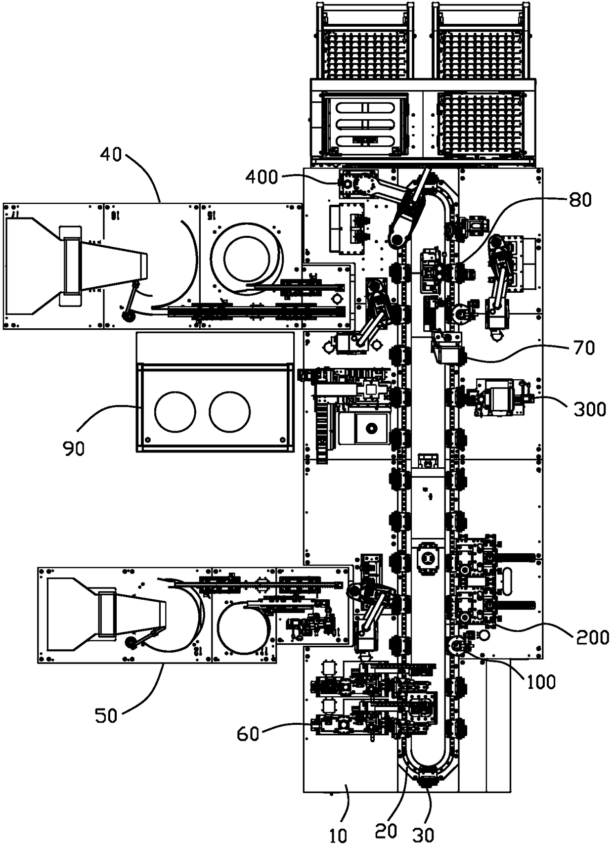 Thermistor feeding and forming apparatus