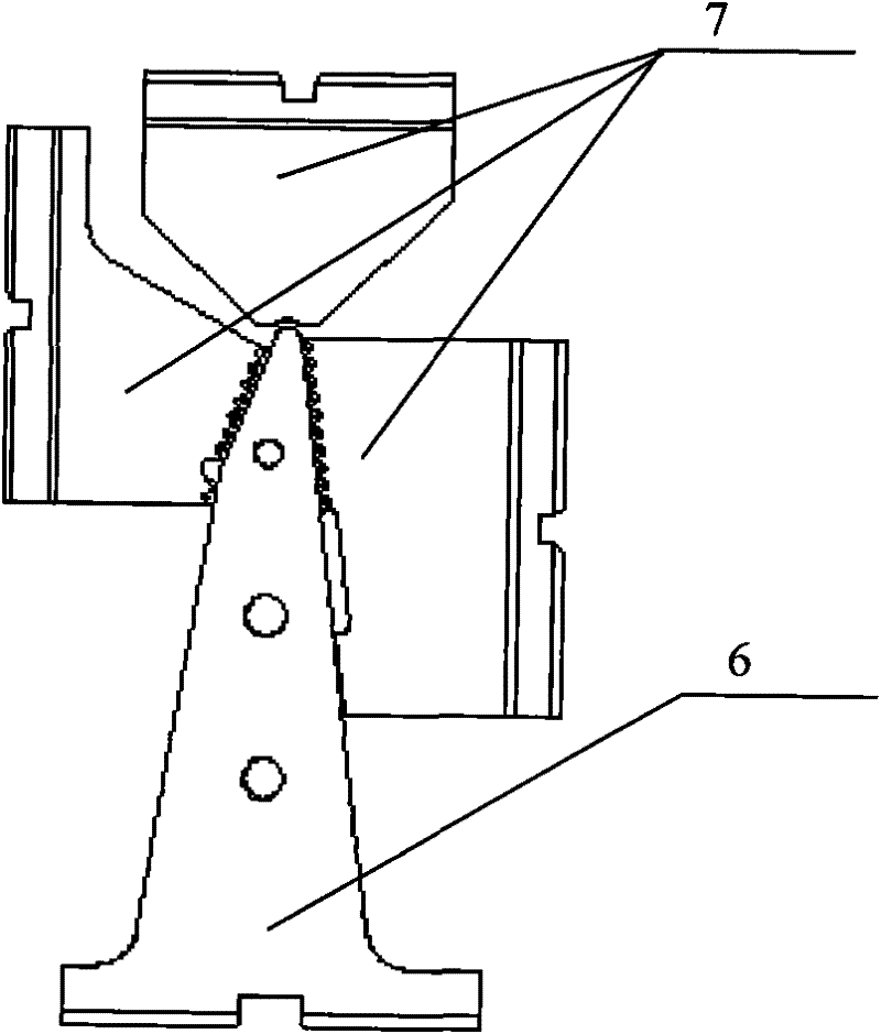 Method and die for molding skins front edges of rotary wings of aircraft by stretching and compressing