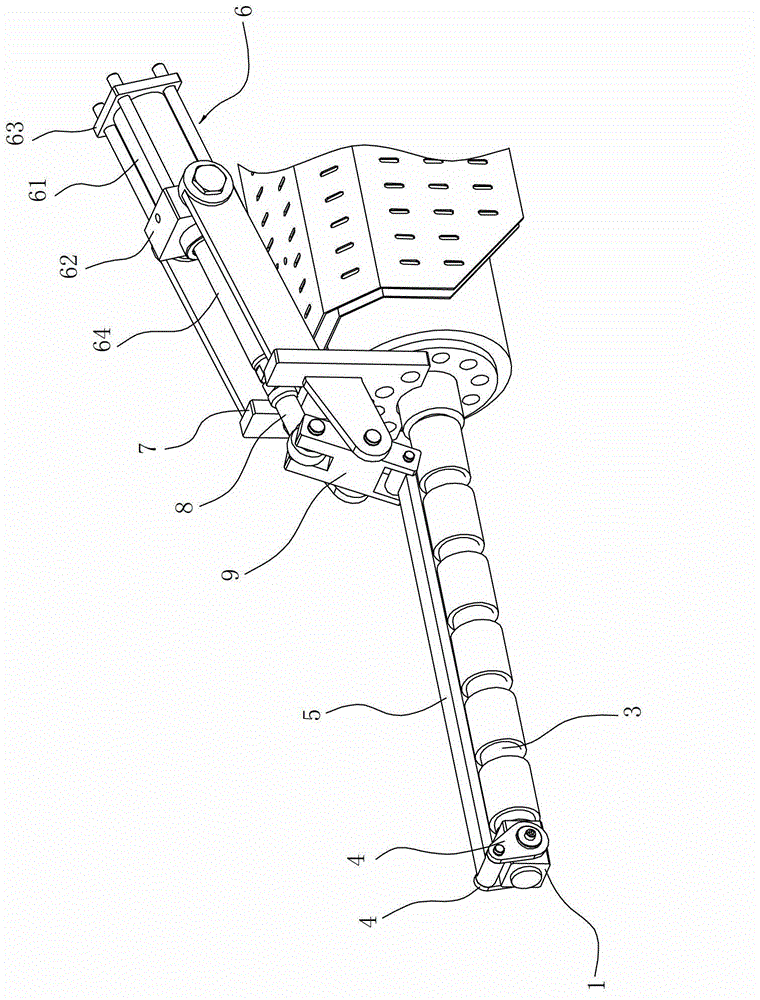 Connection rod type nozzle mechanism