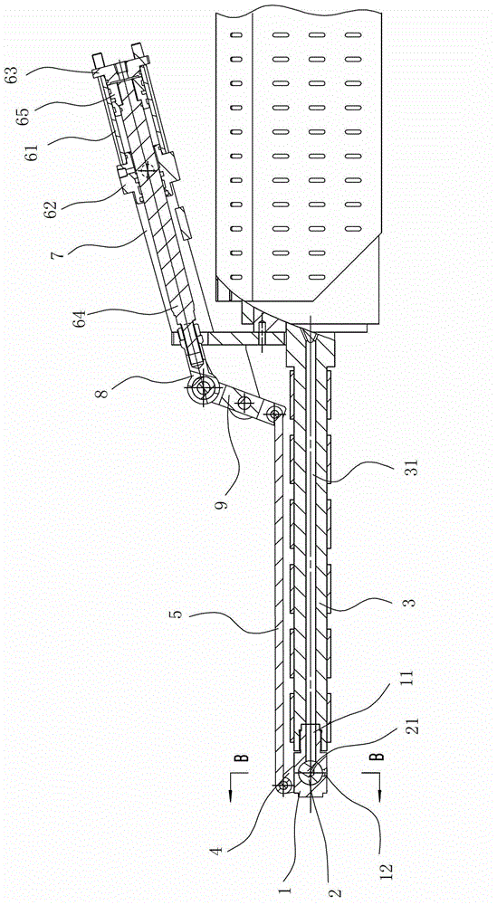 Connection rod type nozzle mechanism