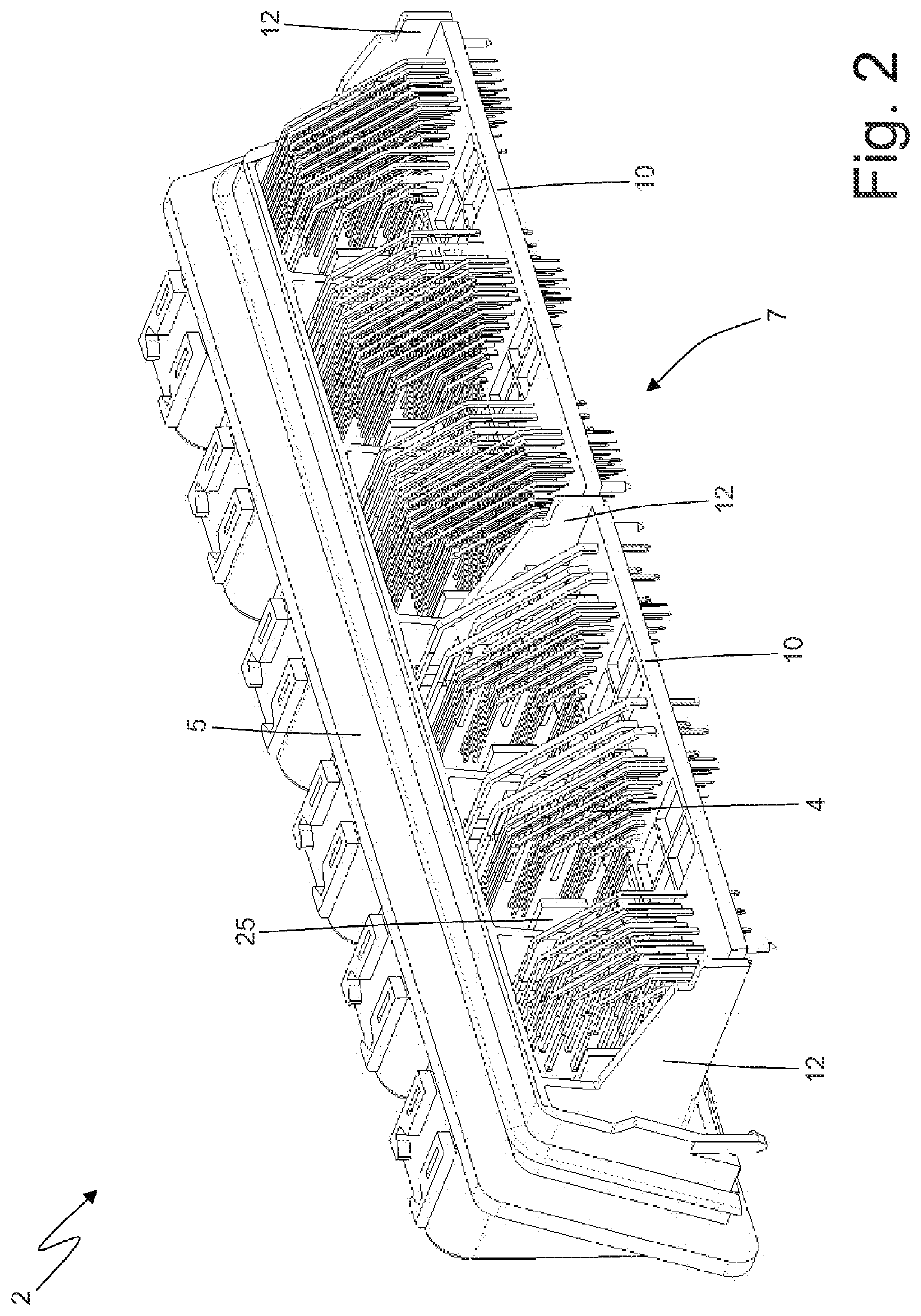 Pin header connector