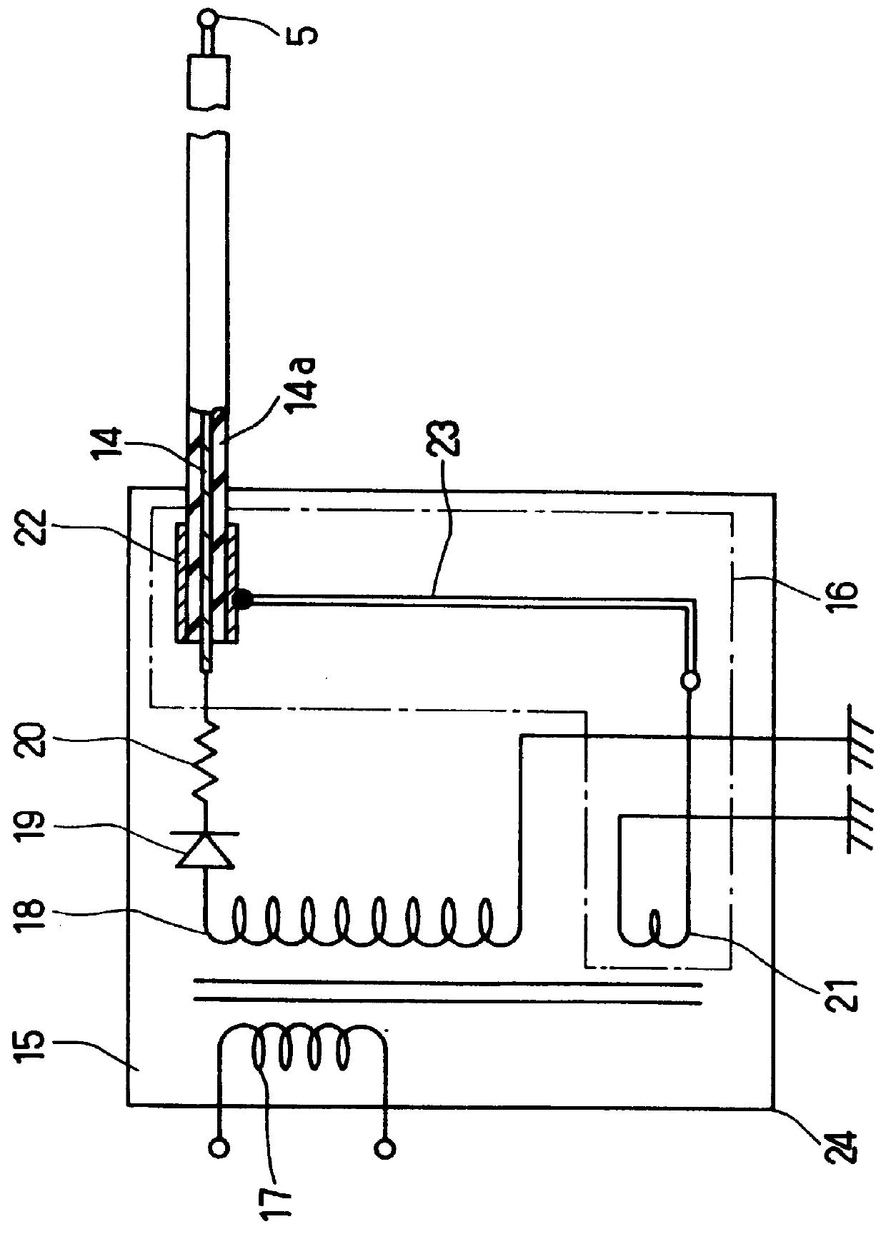 Cathode ray tube apparatus
