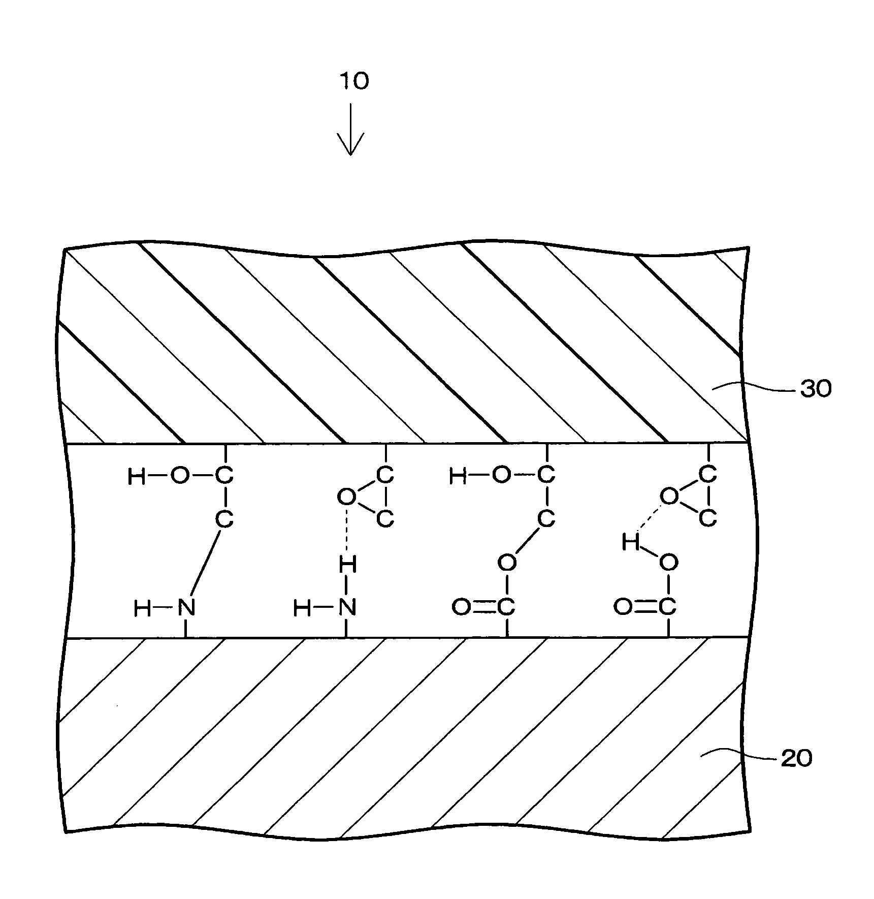 Composite material engineered from metal and resin and production method thereof