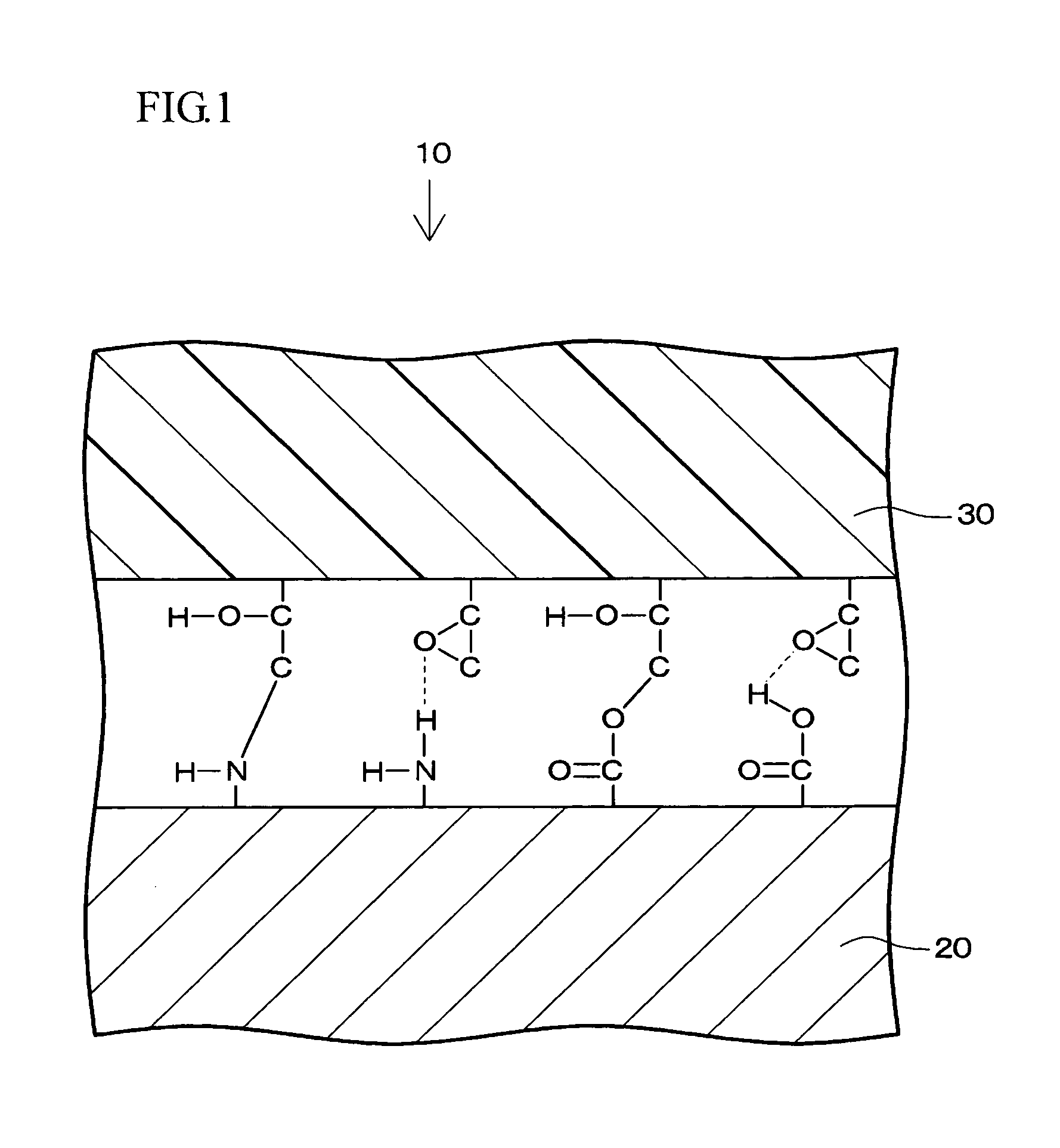 Composite material engineered from metal and resin and production method thereof