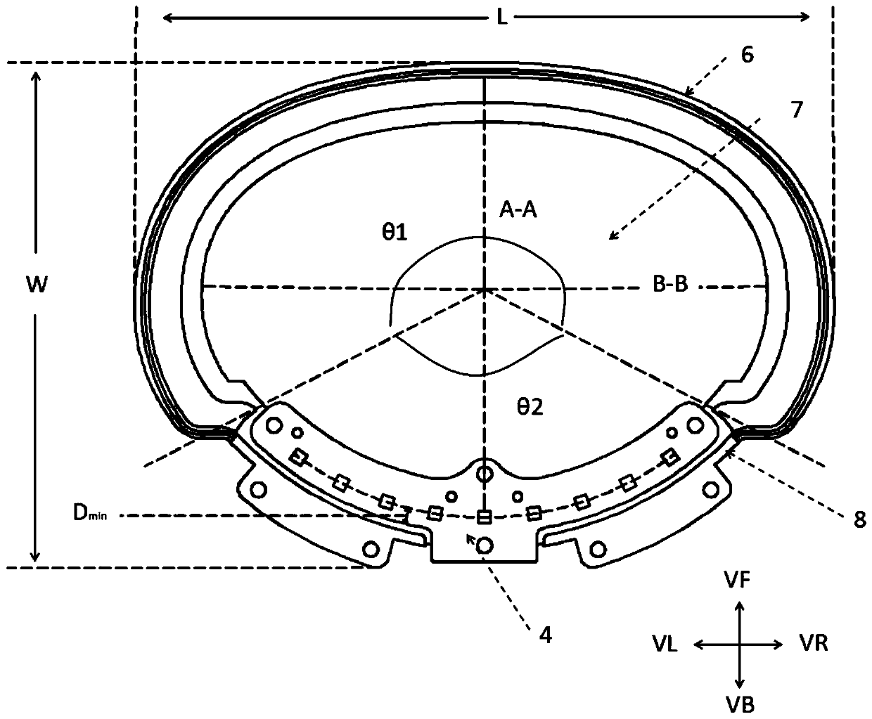 Table lamp lighting device