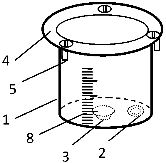Liquid surface tension coefficient measuring method