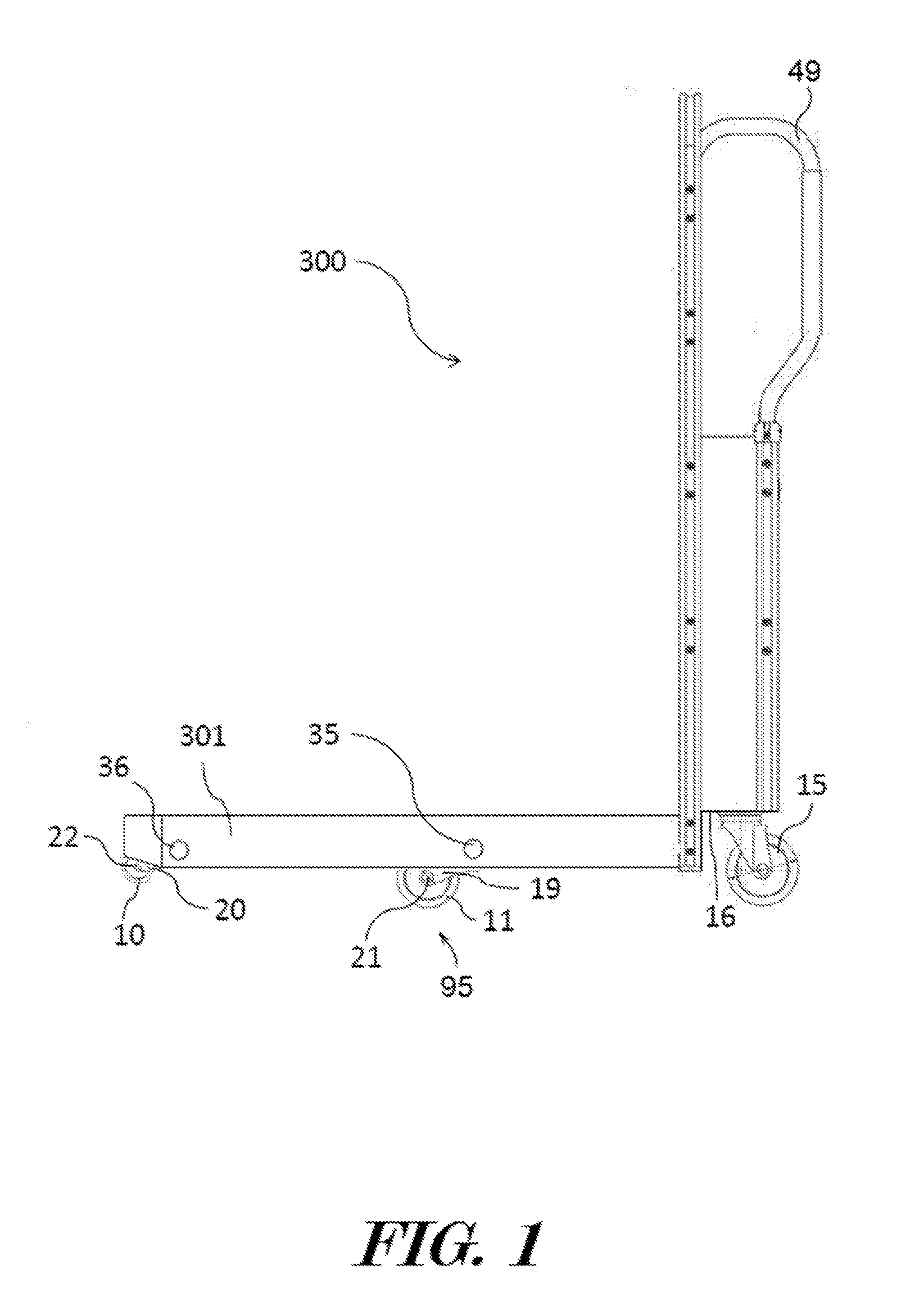 Pallet transporting device