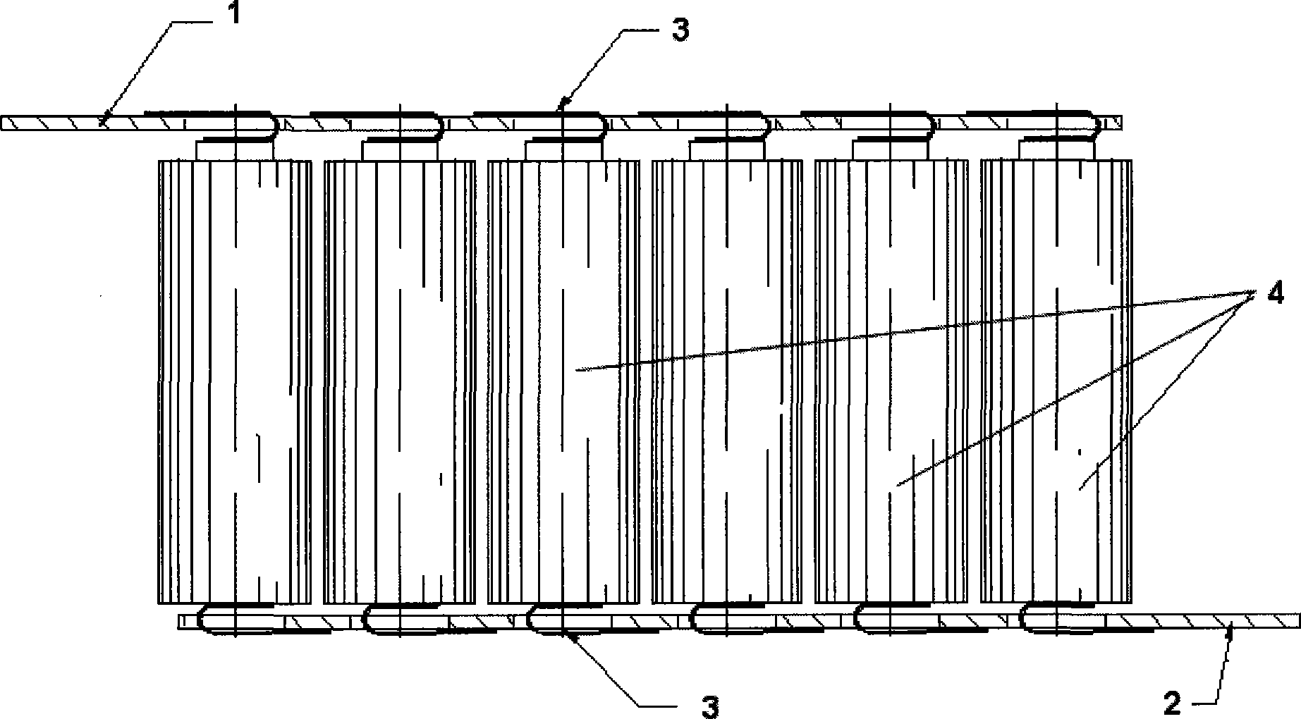 Pole plate for battery pack