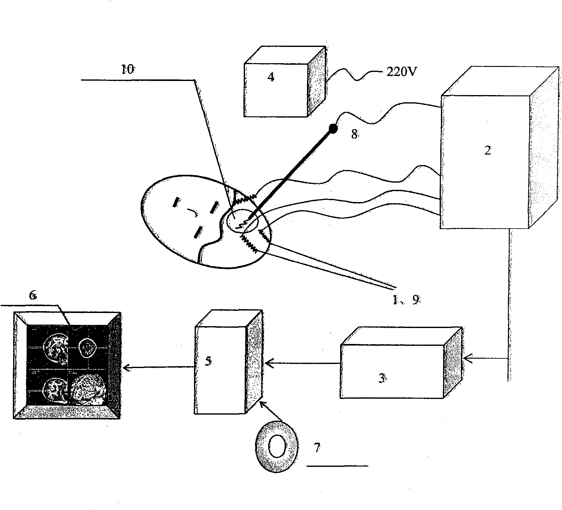 Real-time tracing positioning apparatus