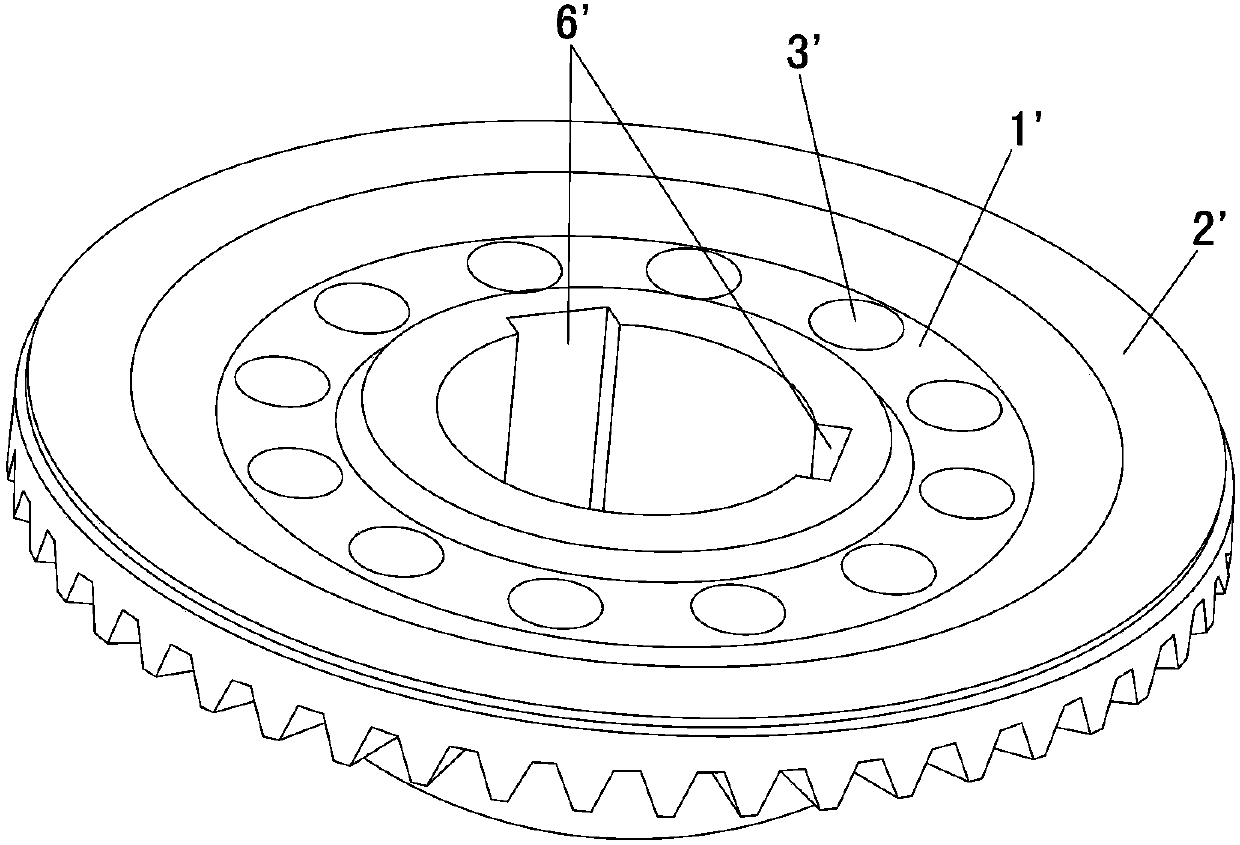 Riveting tool and method for mounting bevel gear components by same