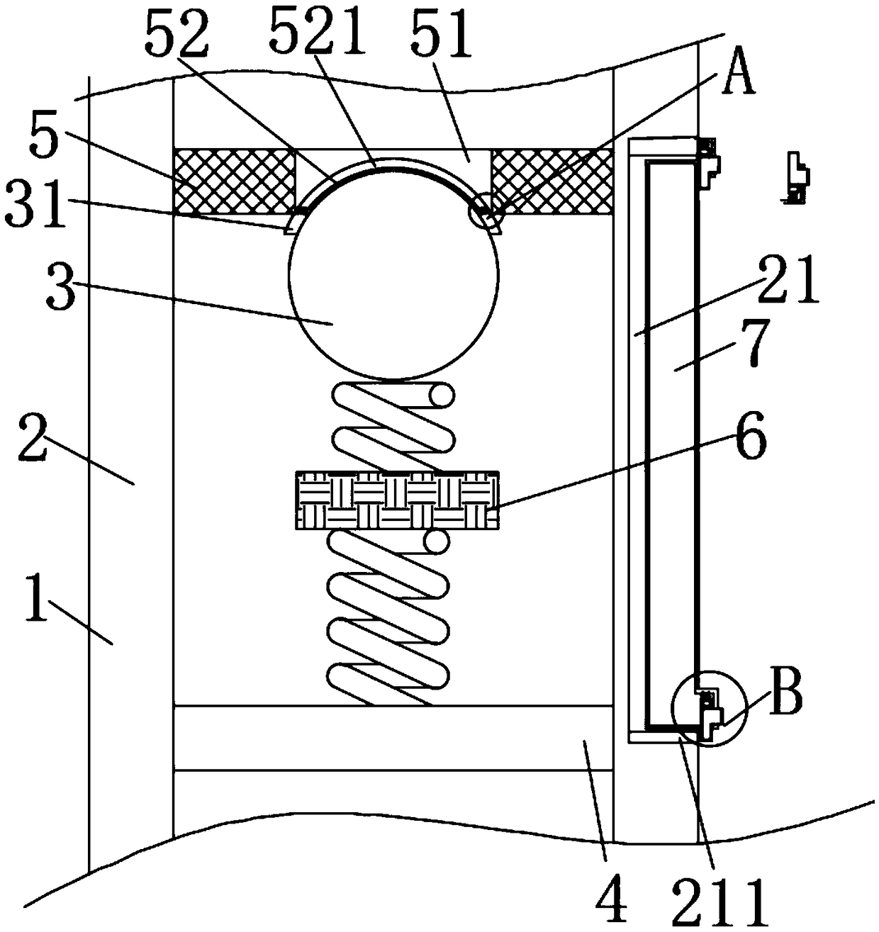 Non-return device of one-way valve