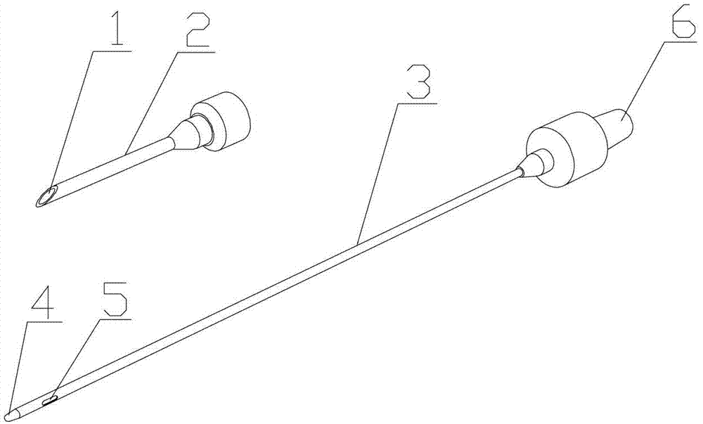 Thoracocentesis drainage needle