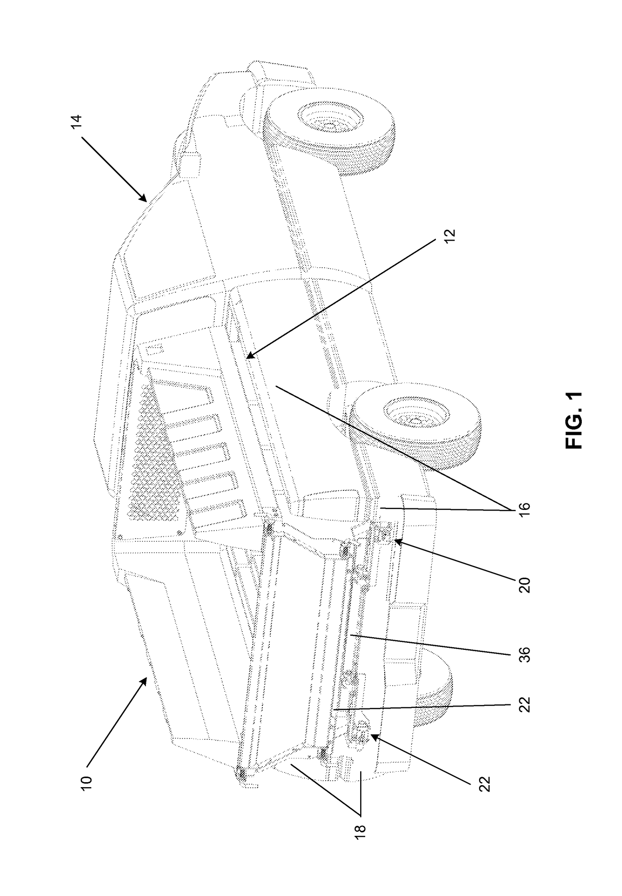 Quick-mounting accessory for a truck