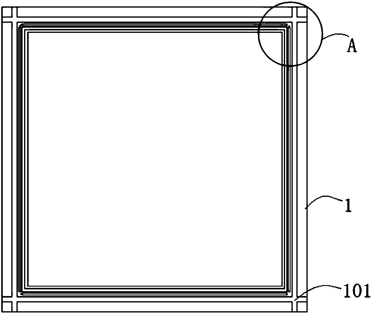 Chinese character advertisement word installation tool and installation method thereof