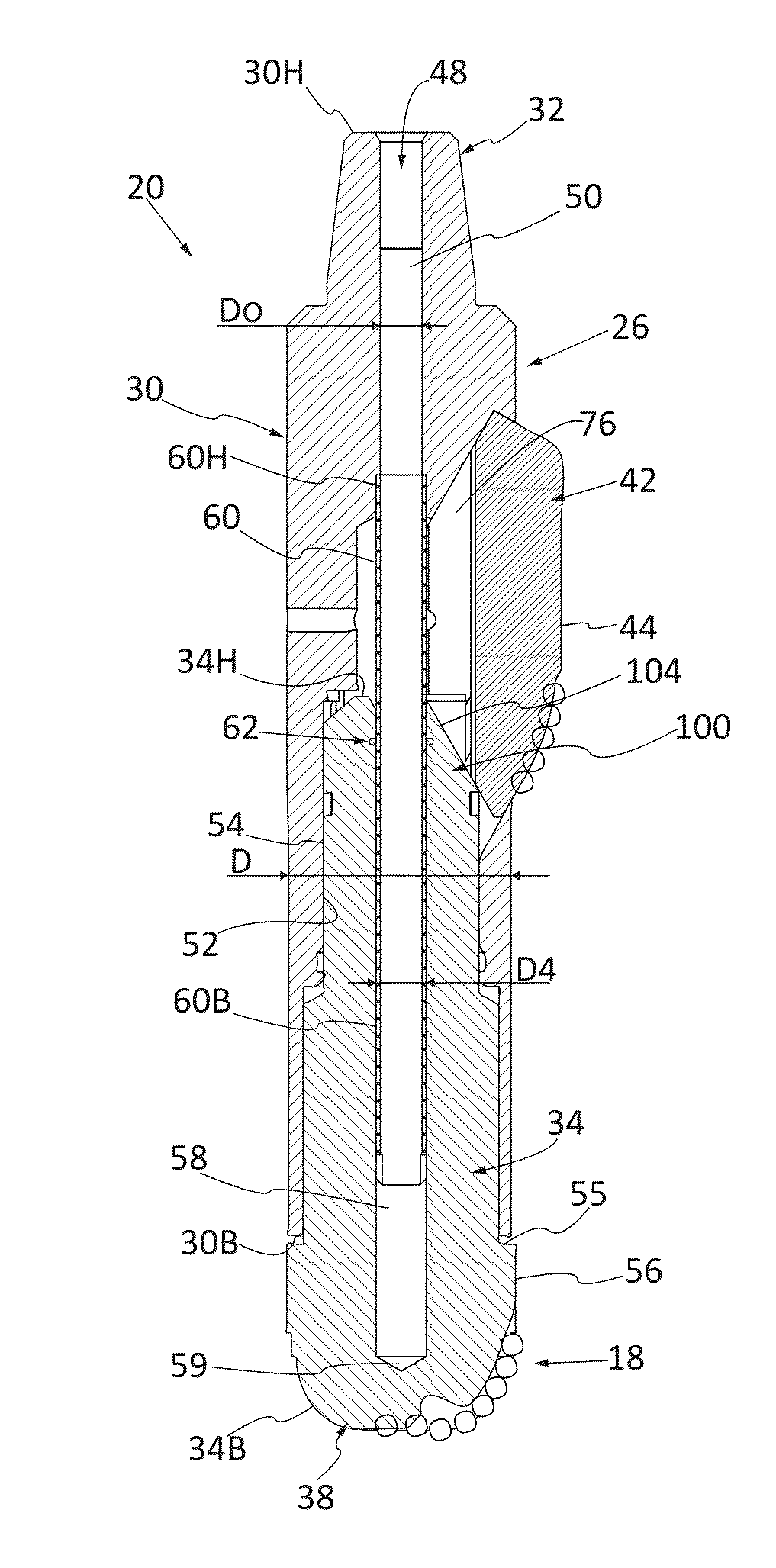 Extendable drilling tool