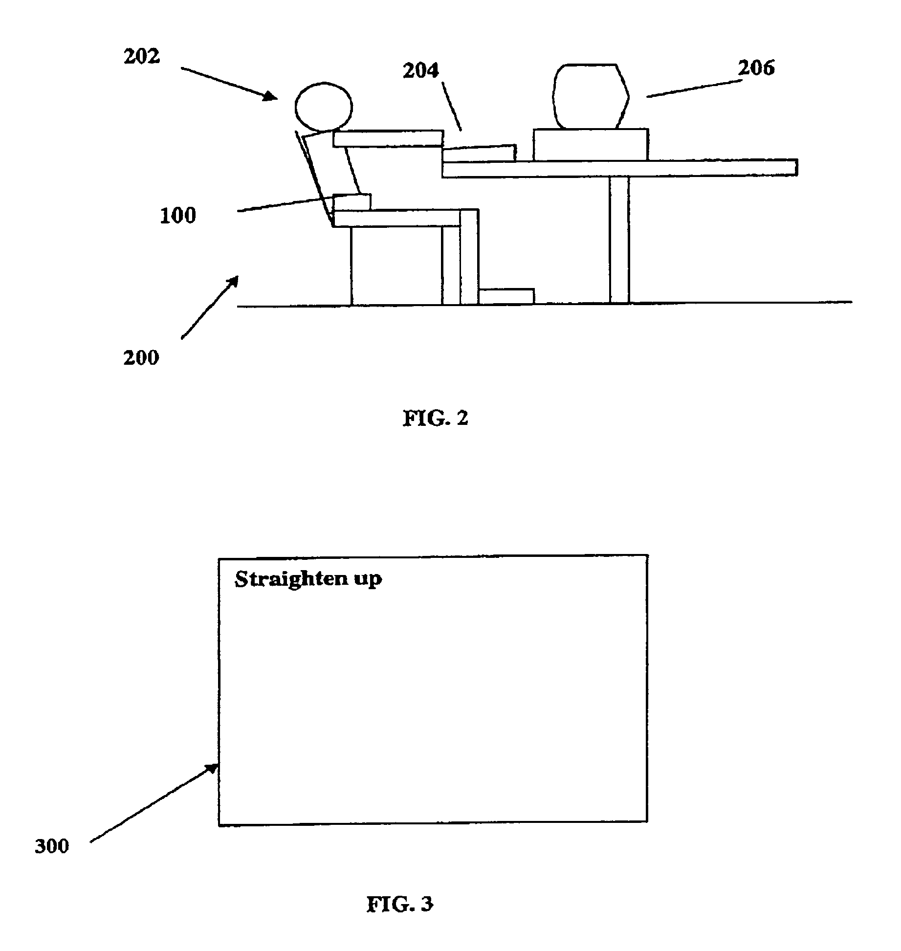 Device for monitoring a user's posture