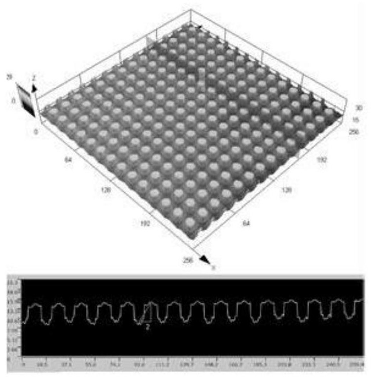 A method for preparing a hydrophilic-hydrophobic interactive distribution microstructure surface