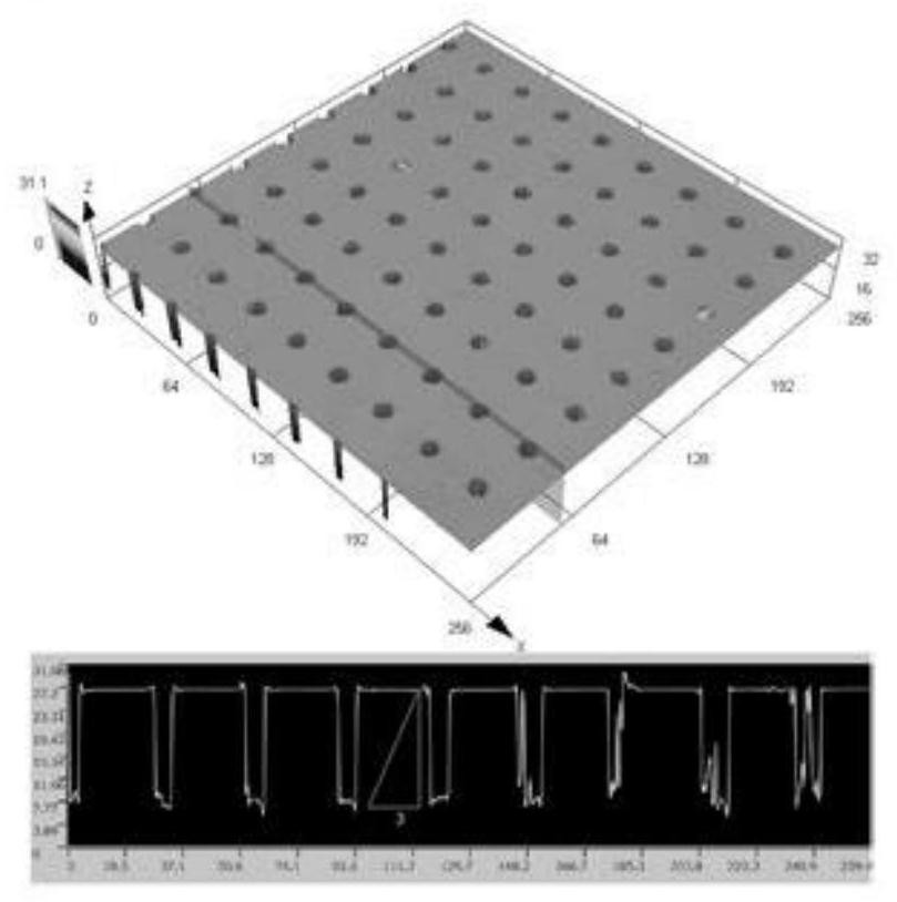 A method for preparing a hydrophilic-hydrophobic interactive distribution microstructure surface