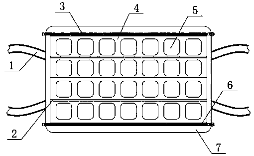 Circulating type cold compress device used for orthopedic nursing