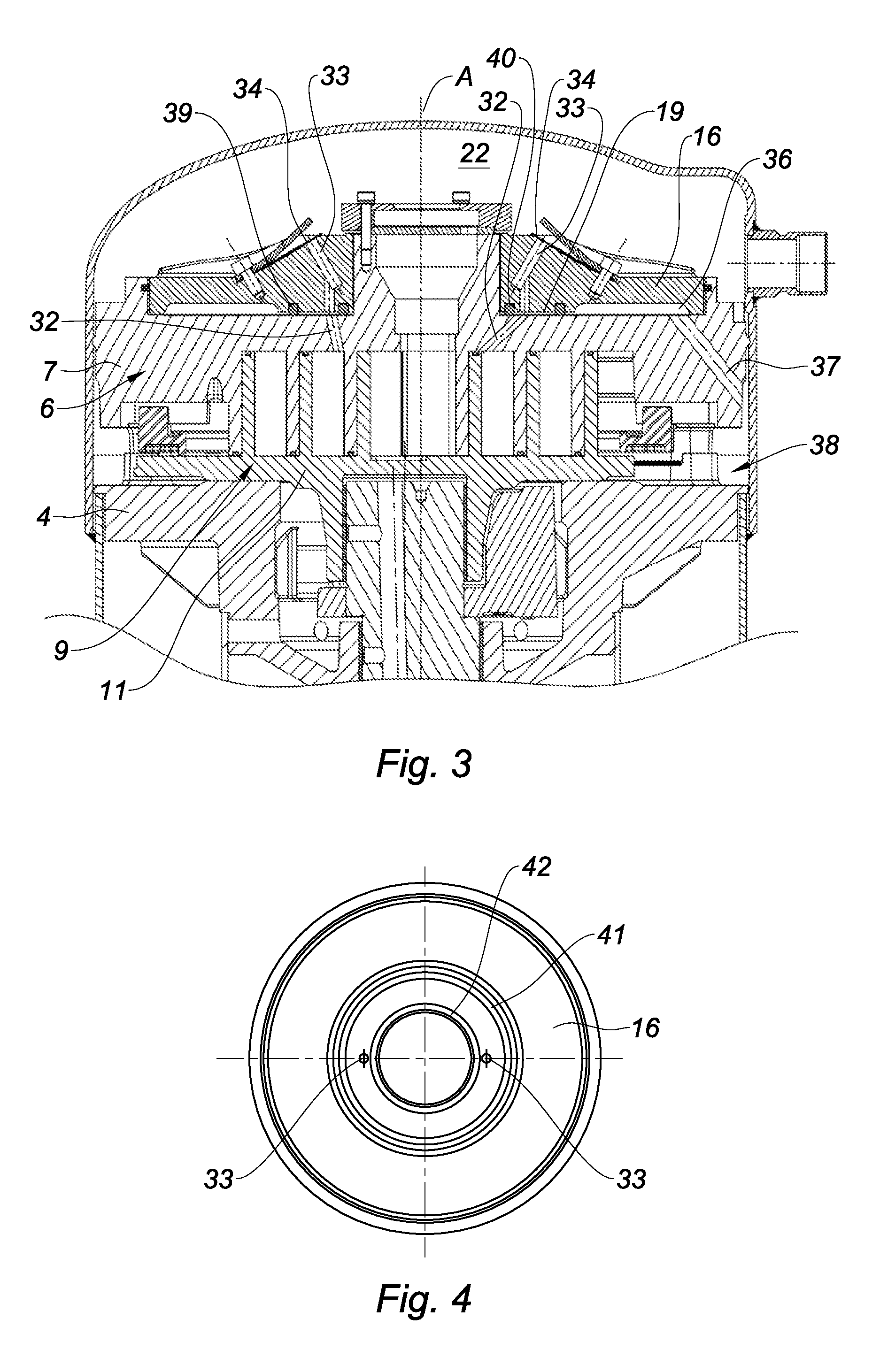 Scroll refrigeration compressor with confluent bypass passage and flow passage