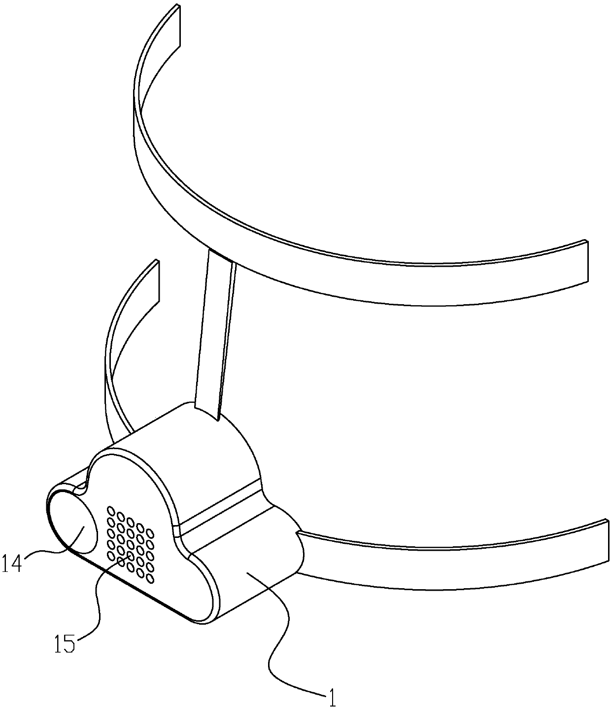 Portable nose mask