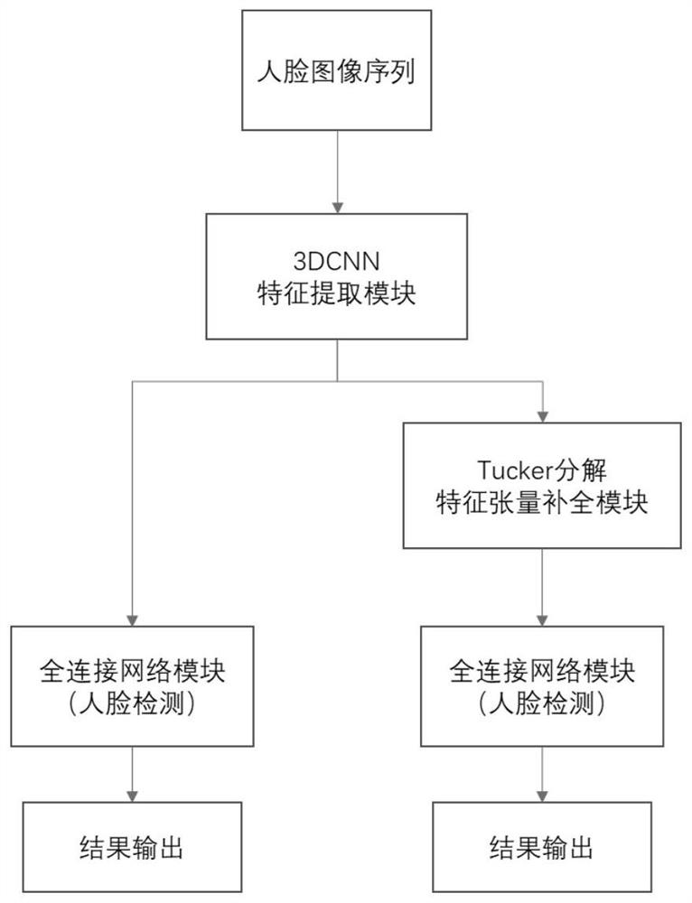 Shielded face detection method based on tensor completion