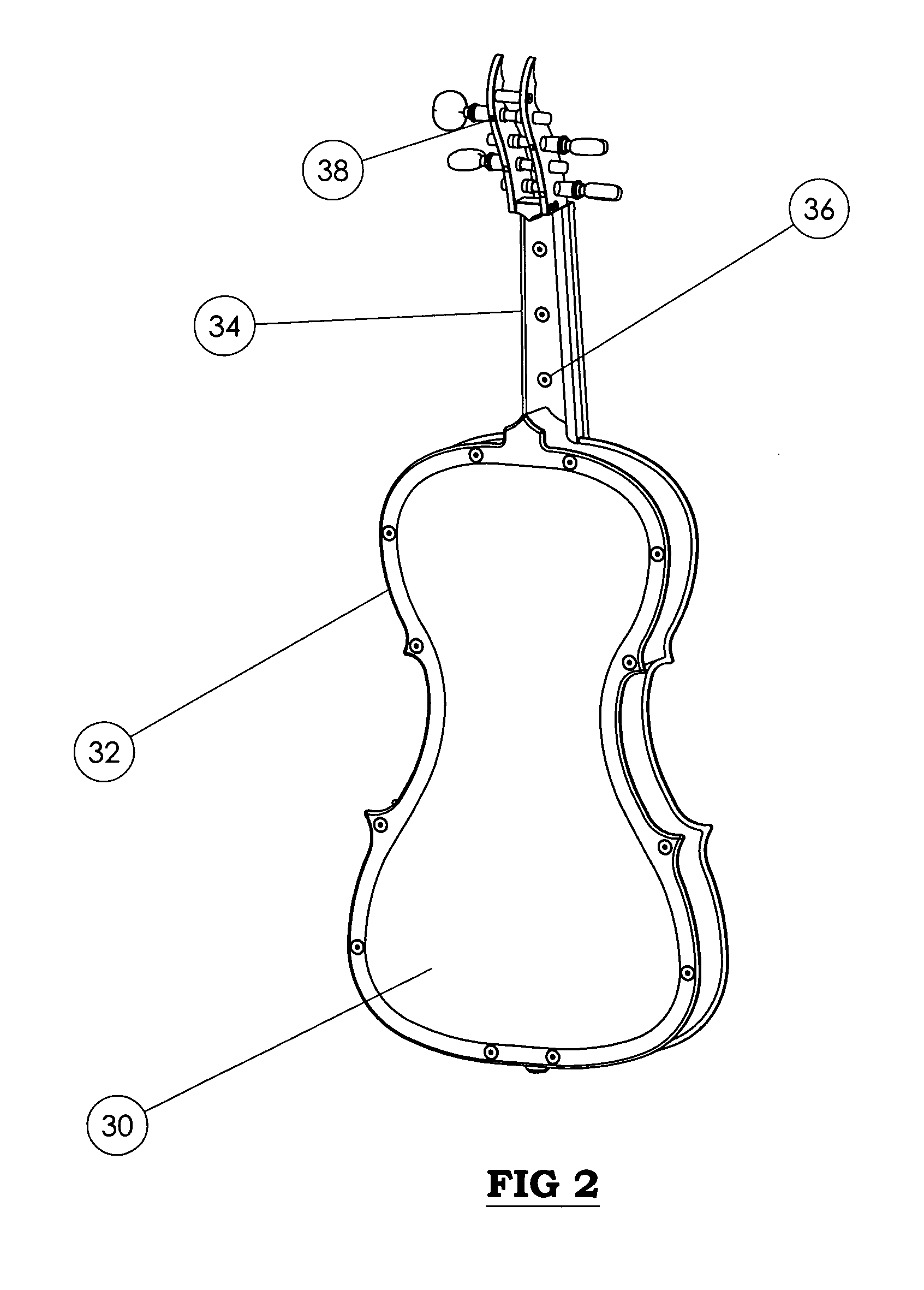 Combined metal and composite violin construction