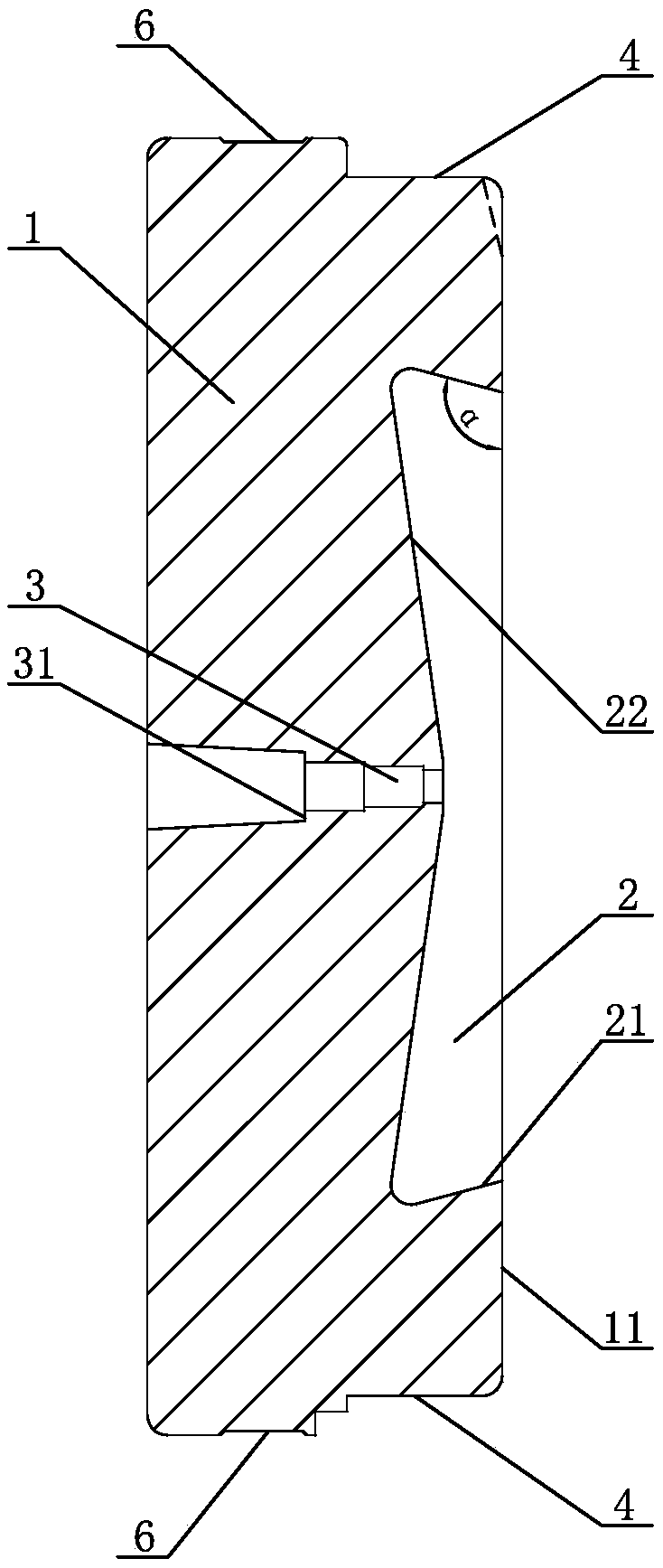 Mold for profiles with high surface requirements and using method thereof