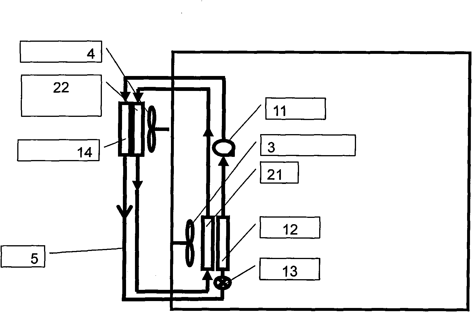 Double-cold source integrated air-conditioning system