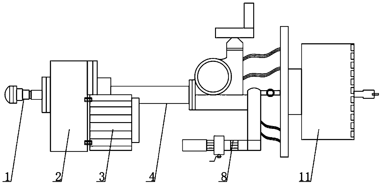 Gearbox device of speed regulating tapping machine