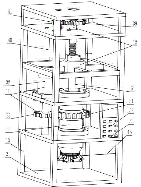 Power cable take-up device