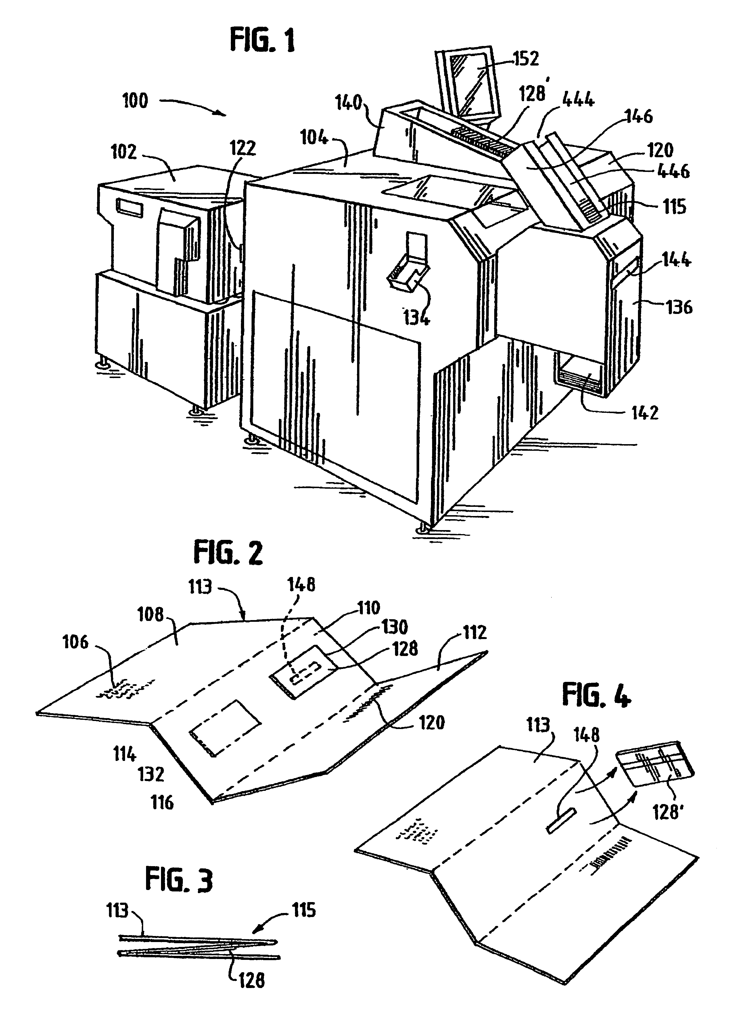Card package production system with adhesive card attachment station and method