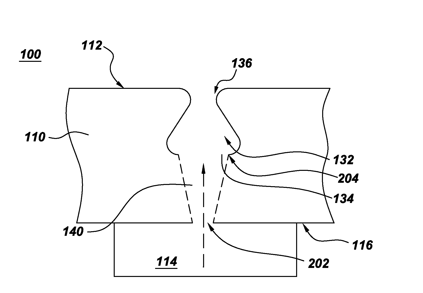 Components with cooling channels and methods of manufacture