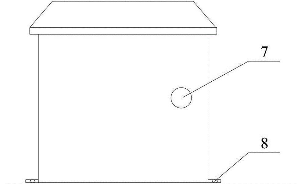 Automatic measurement method and device of water level of observation well based on laser displacement sensor