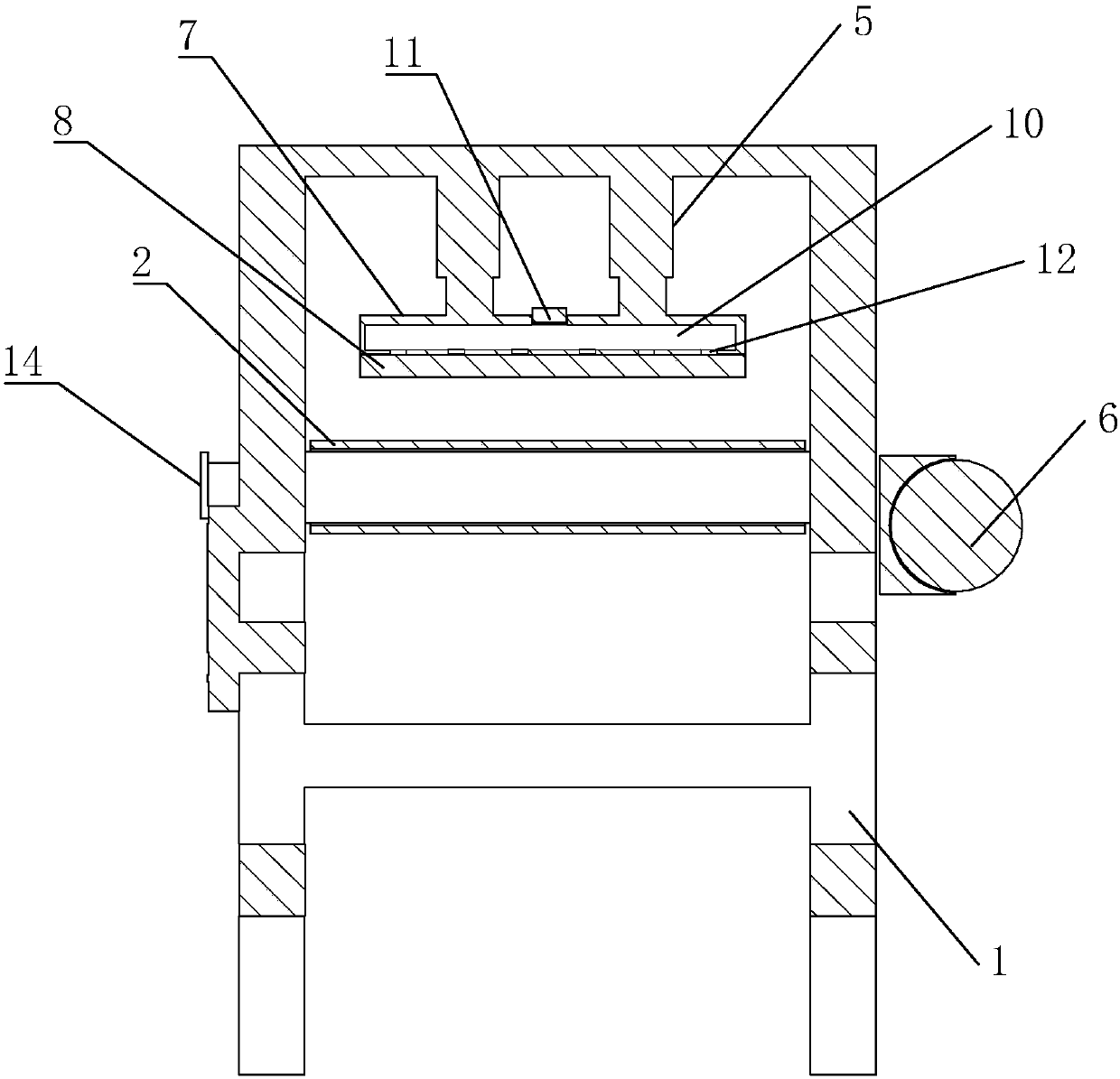 Carton paperboard production conveying line capable of being marked and use method thereof