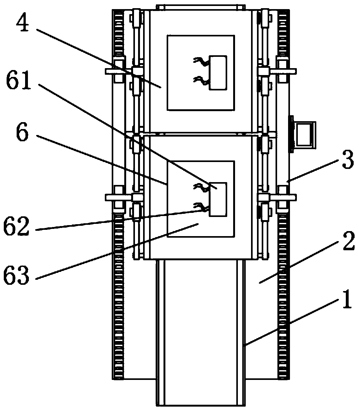 Positioning device for welding semiconductor parts