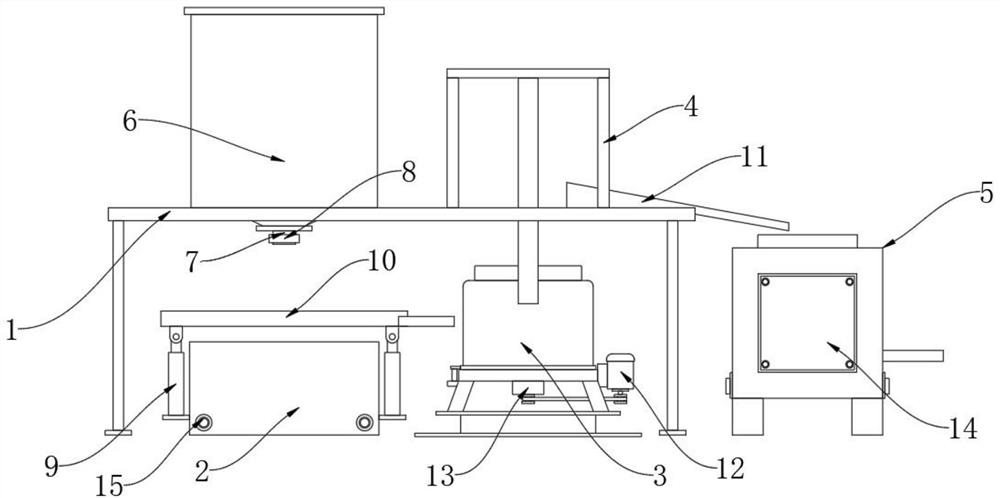 Metal cavity drilling and milling machining chip treatment system