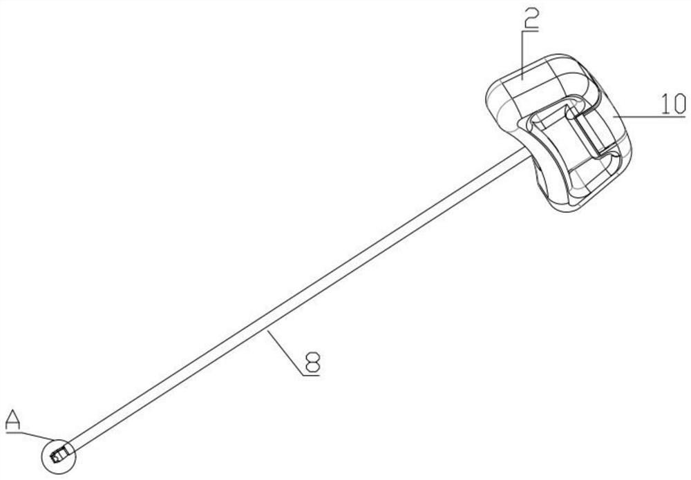 Enclasping type biopsy extractor