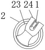 Anti-jamming thread guiding device for textile machinery