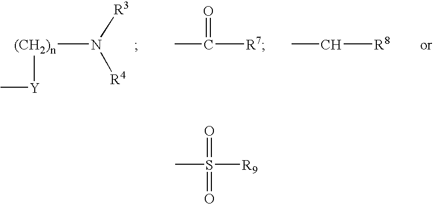 Pyridyloxymethyl and benzisoxazole azabicyclic derivatives