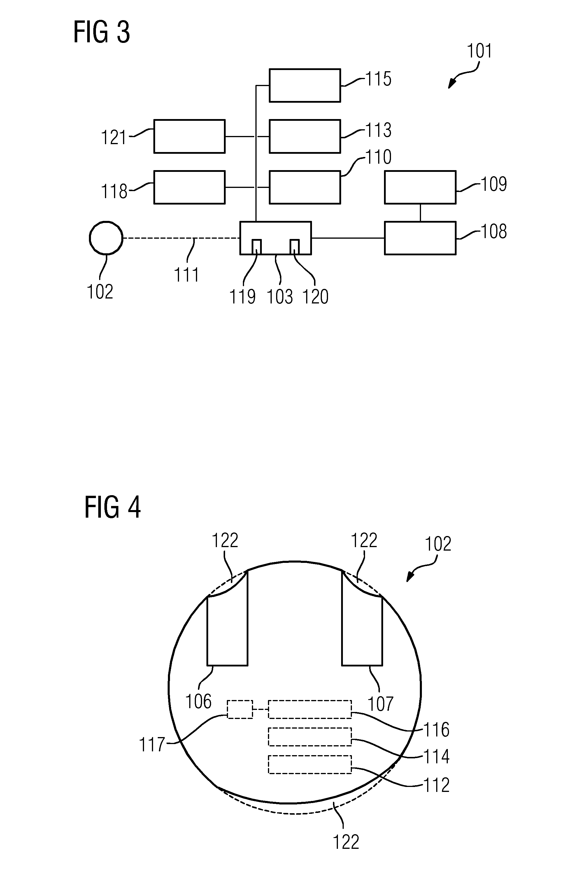 Control Device, Medical Control System and Method for Transmitting a Command