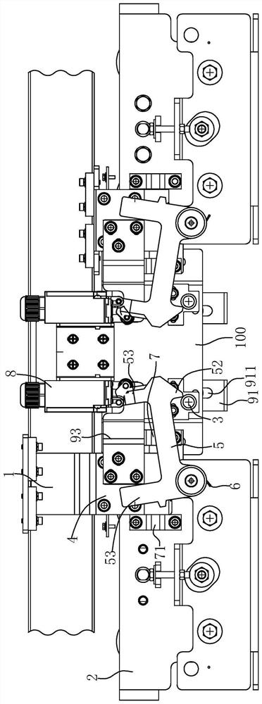 A passive locking device for a vehicle door