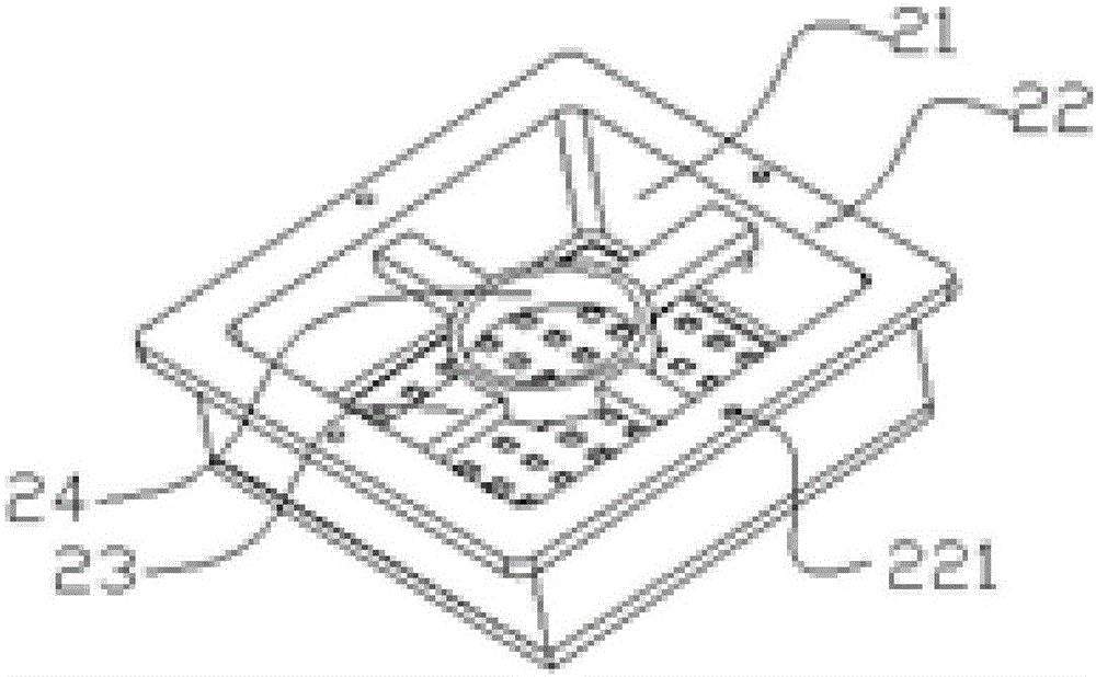 Air purifying equipment provided with secondary purifying bracket