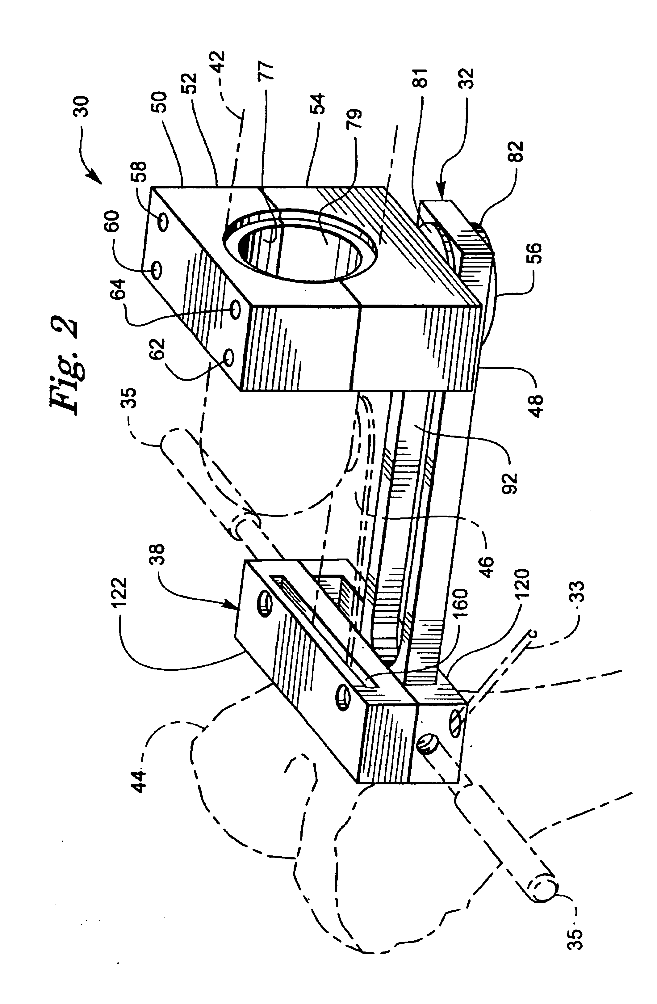 Rotating track cutting guide system