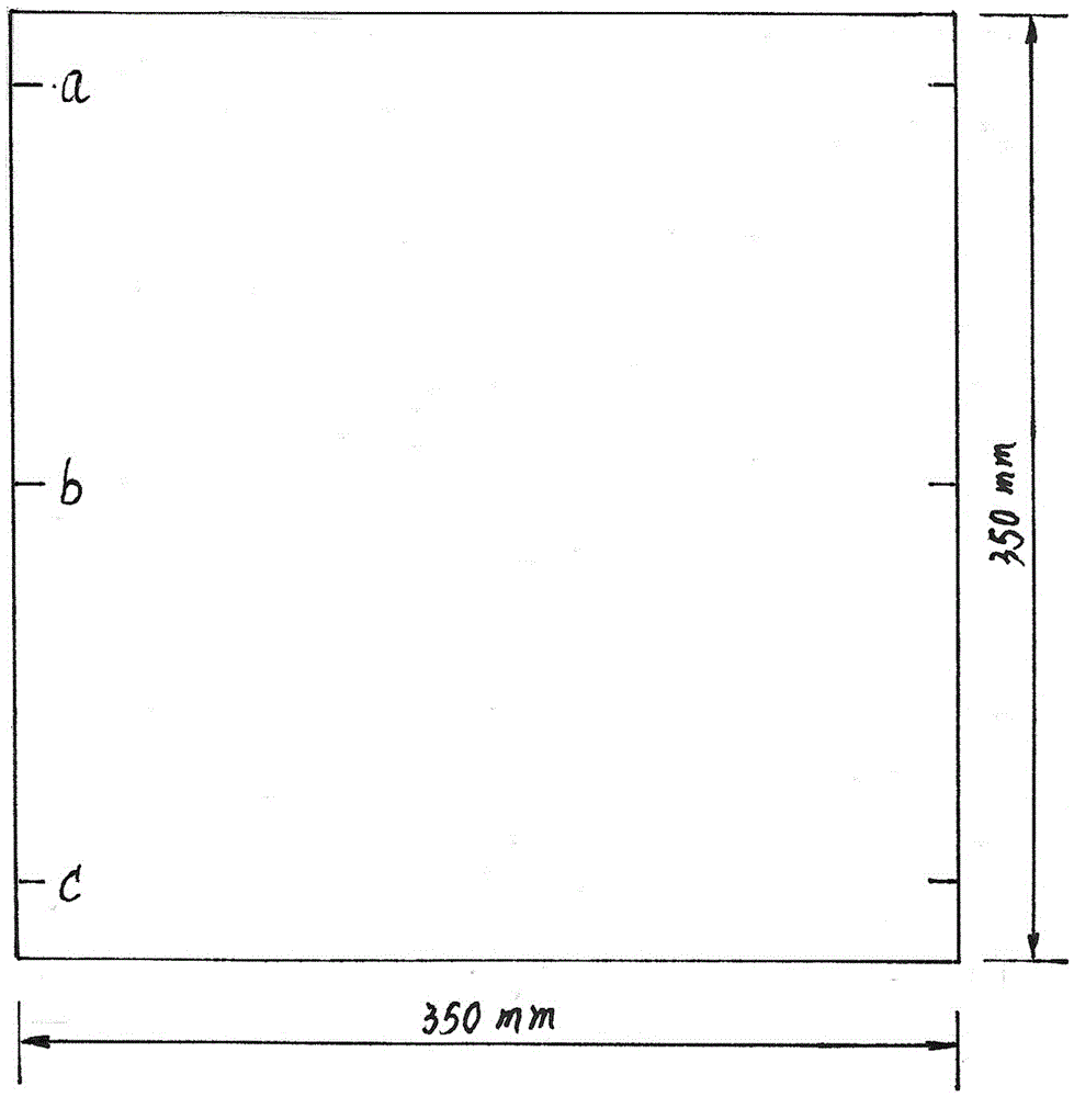 Machining and manufacturing method for anti-deformation three-layer plate