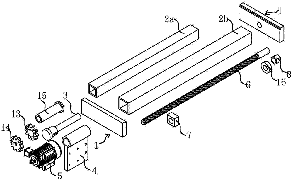 Tile clamping device of tile fixing machine