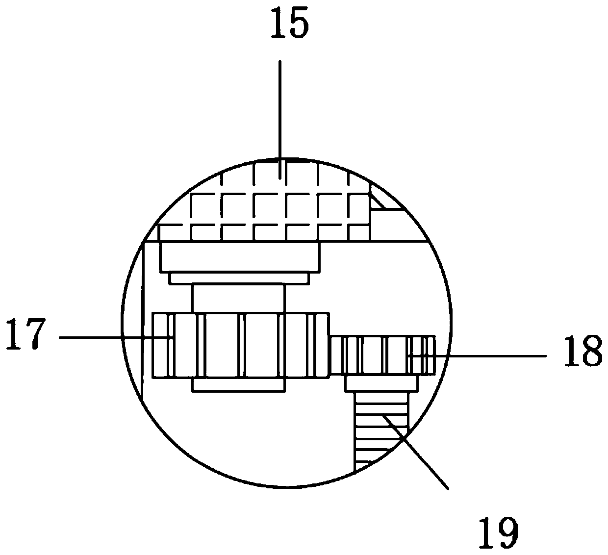 A flow balance adjustment device for a hydraulic press